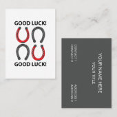 馬蹄用好転蹄鉄 名刺 (正面/裏面)