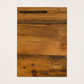 馬蹄真珠の国の結婚式のチャリティーの好意カード (裏面)