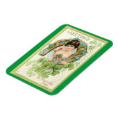 馬蹄磁石付アイリッシュグラス マグネット (左側)