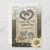 馬蹄紅葉木が私の花嫁 招待状 (正面)