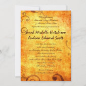 馬蹄素朴結婚式招待状 招待状 (裏面)