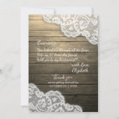 馬蹄紫陽花の木が私の花嫁になる 招待状 (裏面)