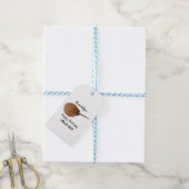 馬蹄蟹の漫画イラストレーション ギフトタグ (より糸付き)