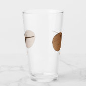 馬蹄蟹の漫画イラストレーション タンブラーグラス (左)