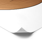 馬蹄蟹の漫画イラストレーション ポスター (角)