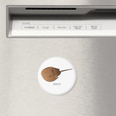 馬蹄蟹の漫画イラストレーション マグネット (インサイチュ (食洗機))