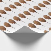 馬蹄蟹の漫画イラストレーション ラッピングペーパー (角)