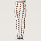 馬蹄蟹の漫画イラストレーション レギンス (正面)