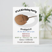 馬蹄蟹の漫画イラストレーション 招待状 (スタンド正面)