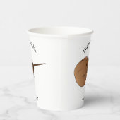 馬蹄蟹の漫画イラストレーション 紙コップ (右)