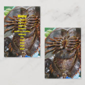 馬蹄蟹…タイアジア通り食品 名刺 (正面/裏面)