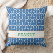 馬蹄青馬ペット名フォトキープサケ クッション (ブランケット)