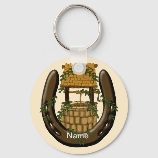 馬蹄願い井戸 キーホルダー (正面)