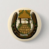 馬蹄願い井戸 缶バッジ (正面)