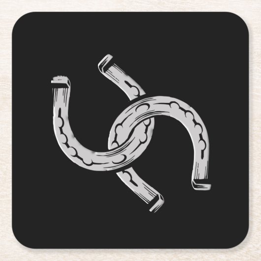 馬蹄類 スクエアペーパーコースター (正面)