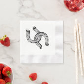 馬蹄類 縁ありカクテルナプキン (インサイチュ)