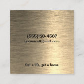 馬蹄馬フェリアサービス スクエア名刺 (裏面)