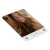 馬蹄馬モダン靴の写真卒業 マグネット (右側)