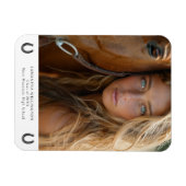 馬蹄馬モダン靴の写真卒業 マグネット (横)