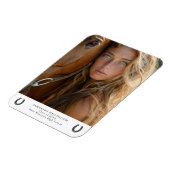 馬蹄馬モダン靴の写真卒業 マグネット (左側)