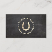 馬蹄馬素朴名刺 名刺 (正面)