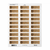 馬蹄馬馬馬術ウェスタンウッドカントリー ラベル (フルシート)