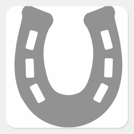 馬蹄 スクエアシール (正面)