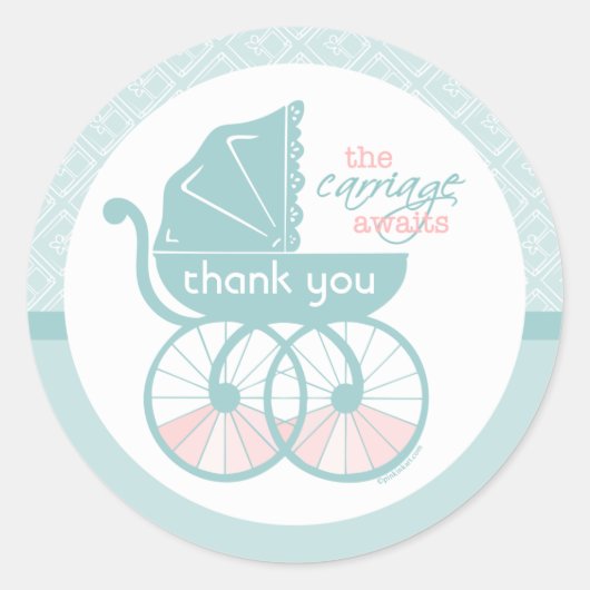 馬車が待つ ラウンドシール (正面)