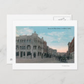 馬車と通りのメインシーン ポストカード (正面/裏面)