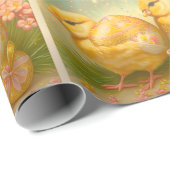 馬車のコレクションの小さな復活祭の雛 ラッピングペーパー (ロールコーナー)