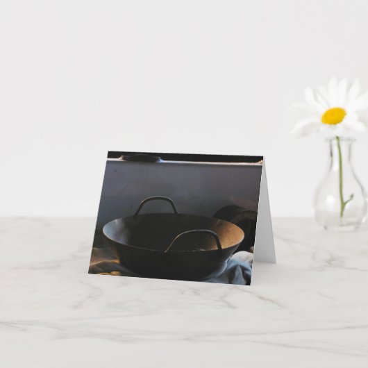 馬車の中で歩く カード (小さな植物)