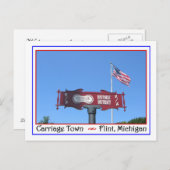 馬車の町のポストカード ポストカード (正面/裏面)