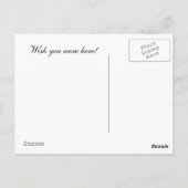 馬車の町のポストカード ポストカード (裏面)