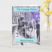 馬車の運転手、美しいグリーティングカード カード (黄色い花)