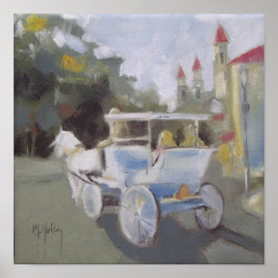 . .馬車への観光 ポスター