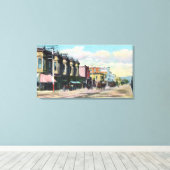 馬車を乗せた電信局の見解 キャンバスプリント (インサイチュ (ウッドフロア))