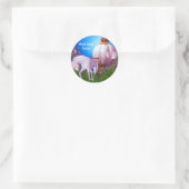 馬車プリンセス王室のプリンセスラベル ラウンドシール (バッグ)