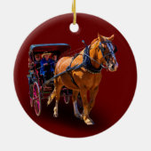 馬車及び台車 セラミックオーナメント (裏面)