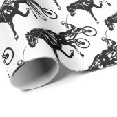 馬車用の馬の競争 ラッピングペーパー (ロールコーナー)