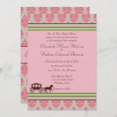 馬車用結婚式招待状 招待状 (正面/裏面)