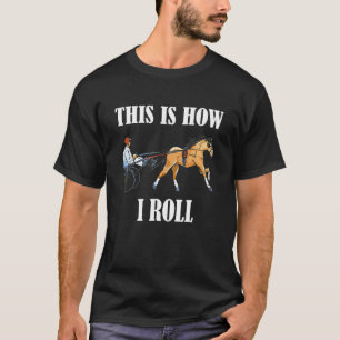 馬車競走トラックトロッター 馬レースの仕組み Tシャツ