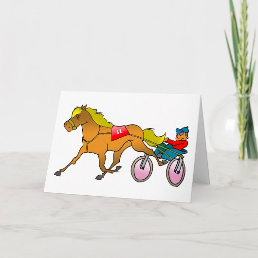 馬車競馬の馬と騎手 カード
