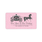 馬車結婚に乗った ラベル (正面)