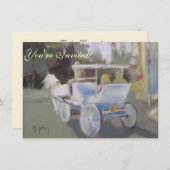 馬車観光 招待状 (正面/裏面)