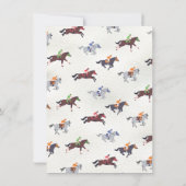 馬車馬厩舎レーシングダービーパーティー 招待状 (裏面)