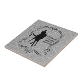 馬車馬及びライダーシルエット タイル (側面)