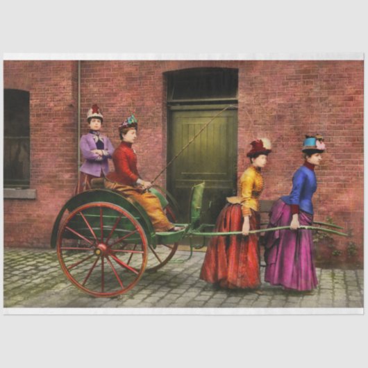 馬車-1897年ごろの馬馬鹿騒ぎ 薄葉紙 (正面)