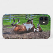 馬転が絵を描好きウマ科の向けS Horse写真 Case-Mate iPhoneケース (裏面(横))