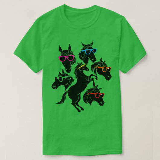 馬輪郭 Tシャツ (デザイン正面)