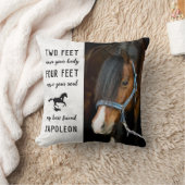 馬追悼パーソナライズされた記ウマ科の碑 クッション (ブランケット)